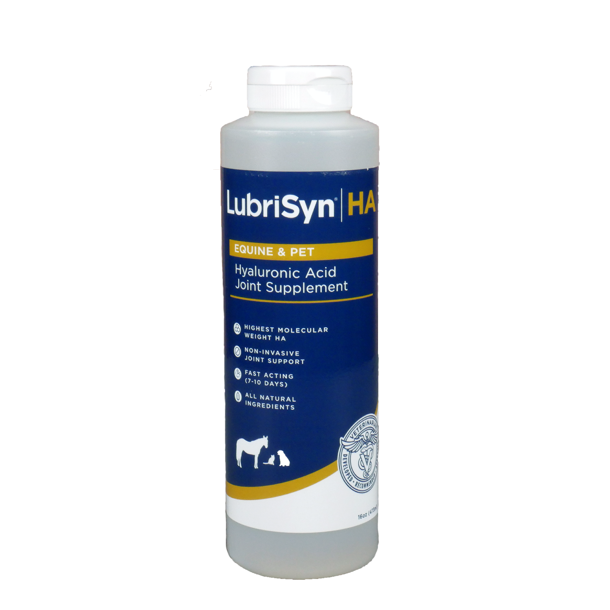 LubriSyn HA pet and equine pint bottle.