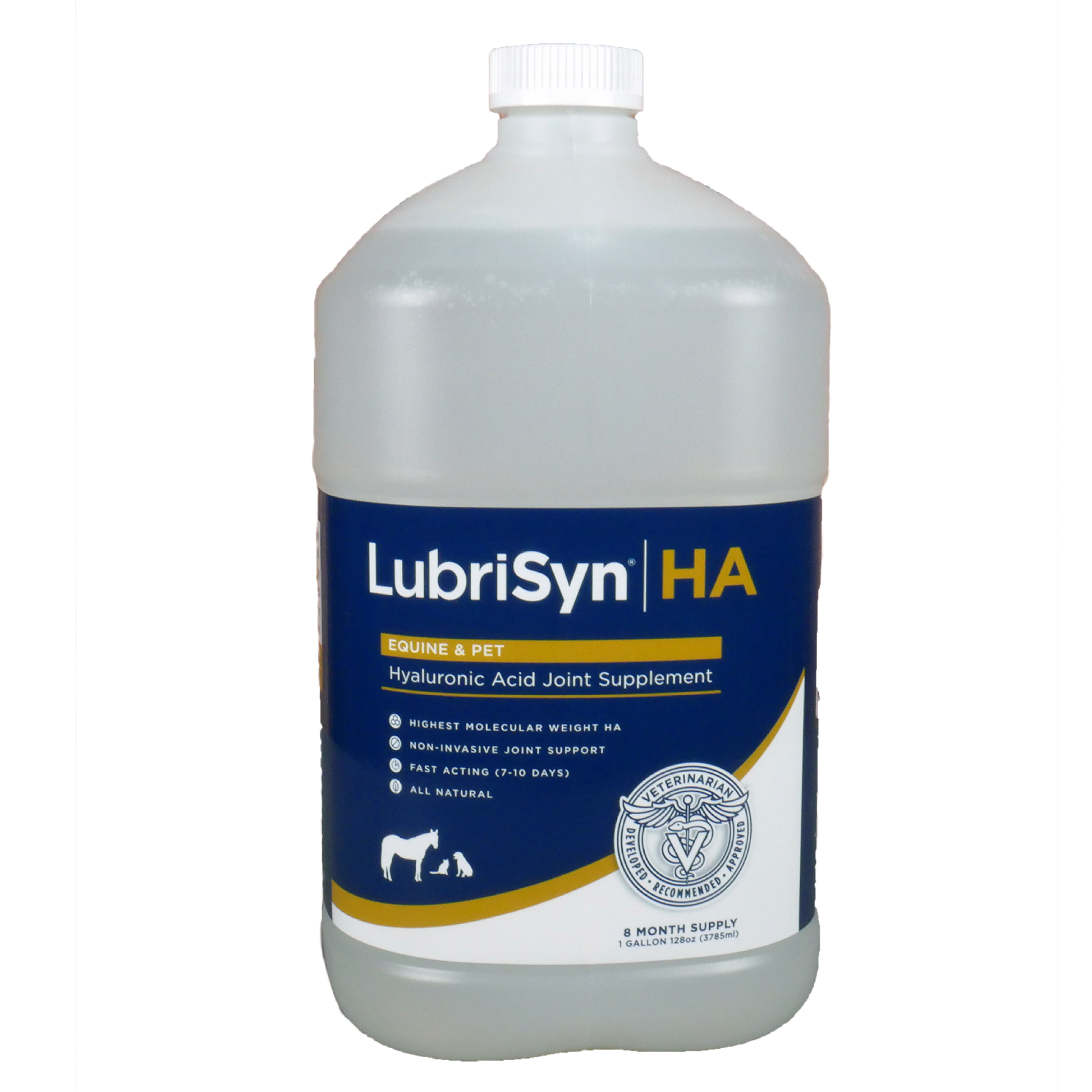 LubriSyn HA pet and equine gallon. 