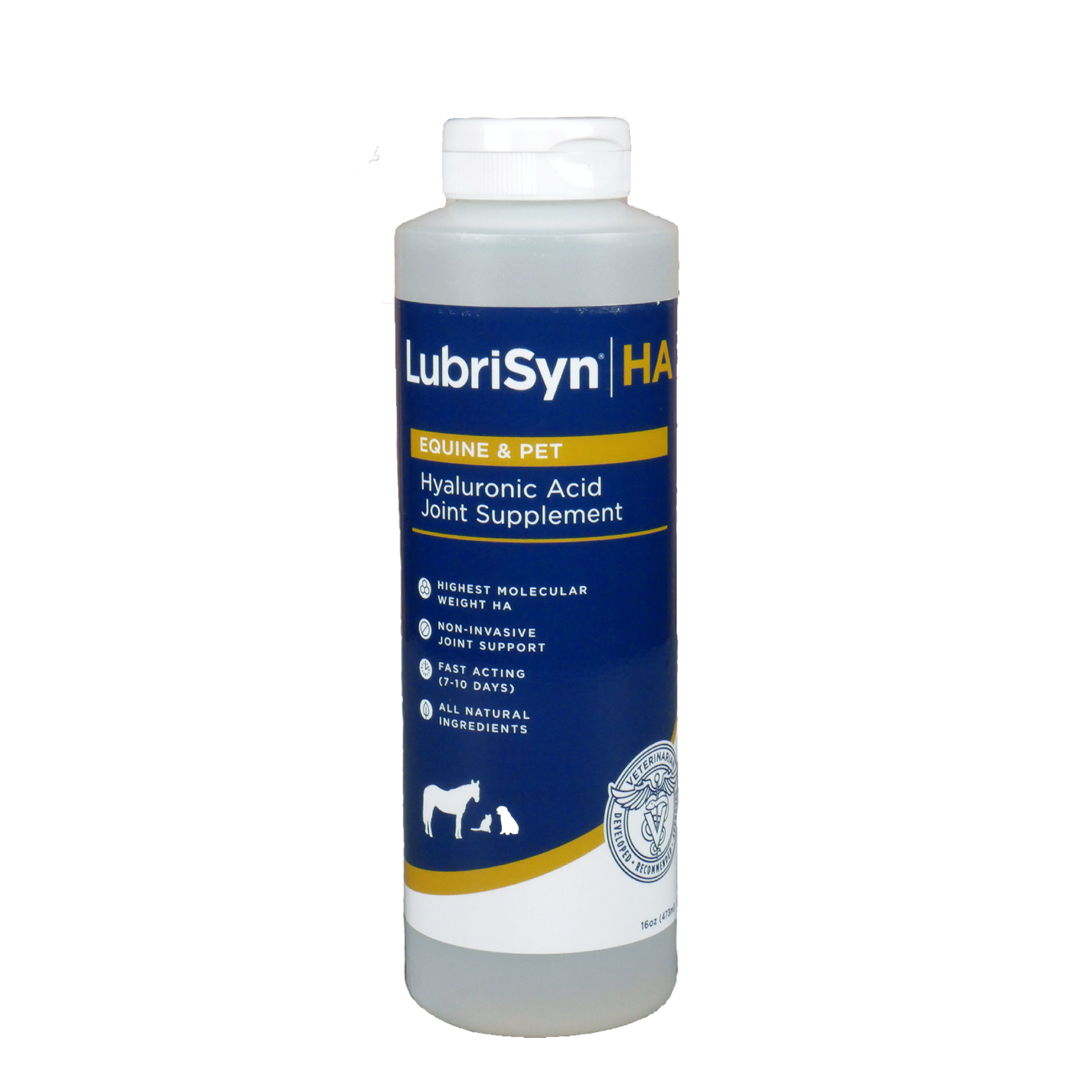 LubriSyn HA pet and equine pint bottle.